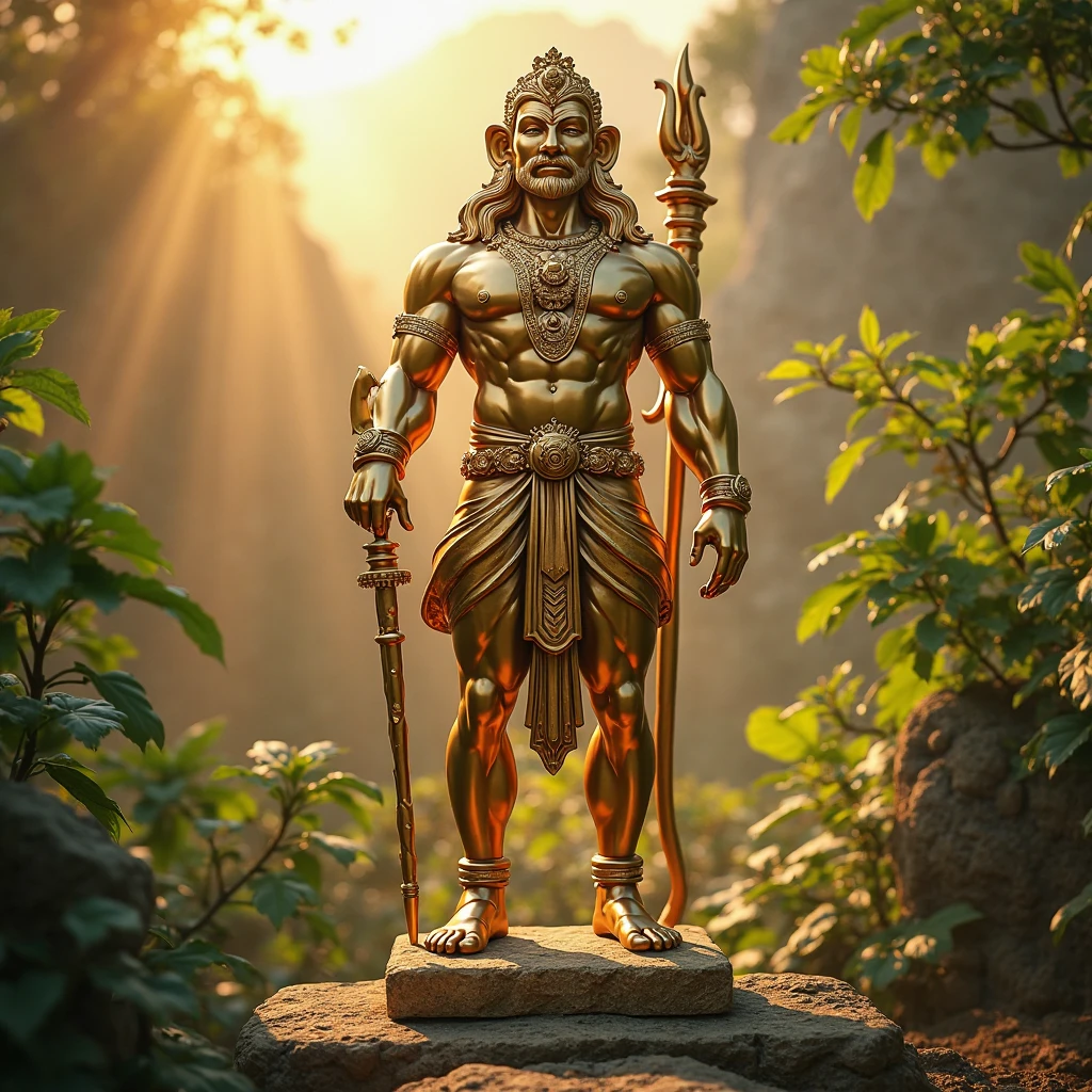 A realistic 8k wooden piece of carved with a lord shiva by name of RAJLAXMI MY DOOR on it