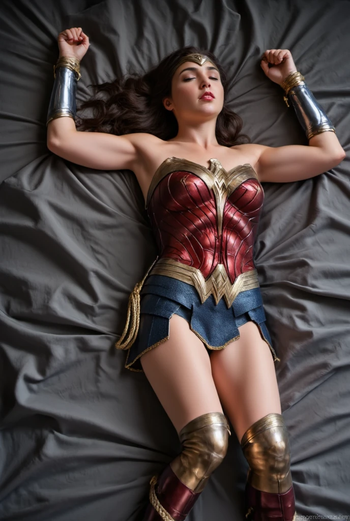 Wonder woman sleeping 