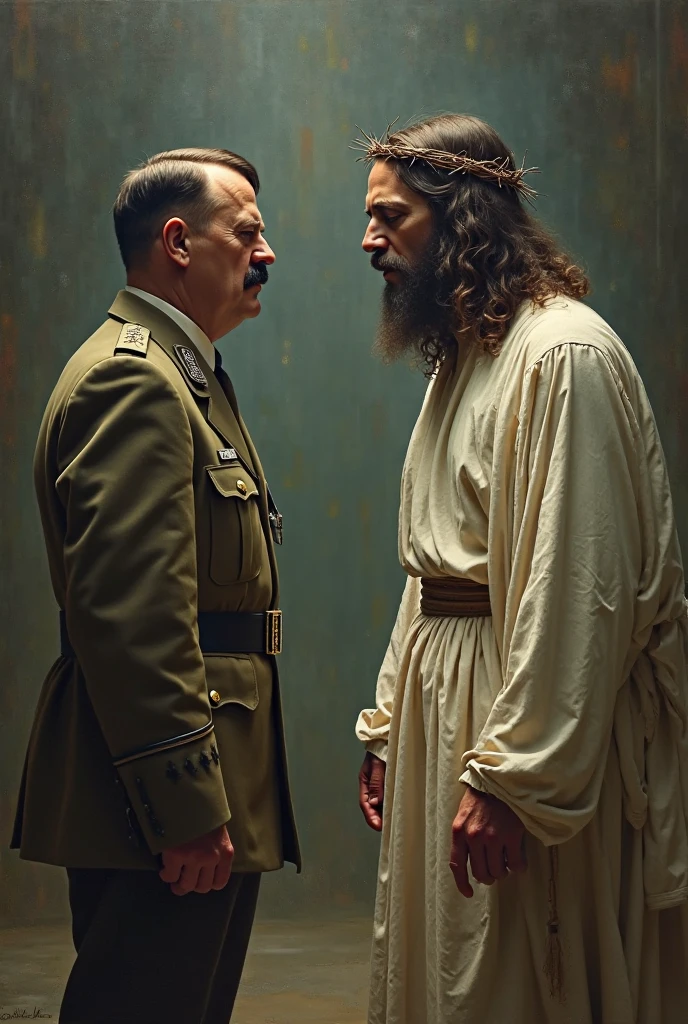 Jesus talking to adolf Hitler