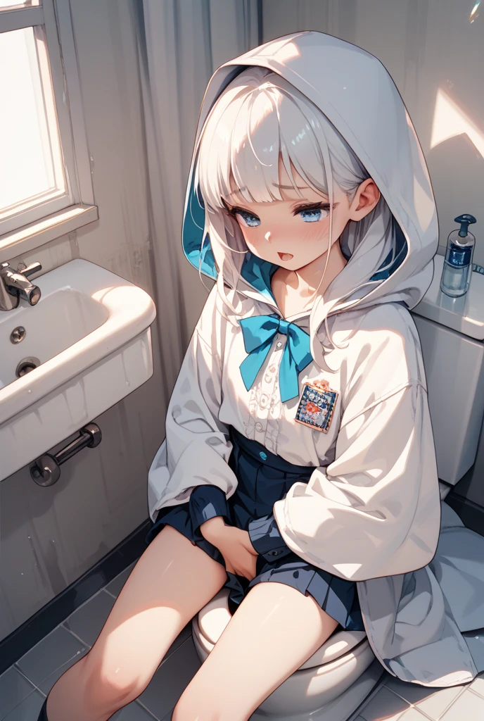 open your legs、In front、mini skirt、detailed breasts