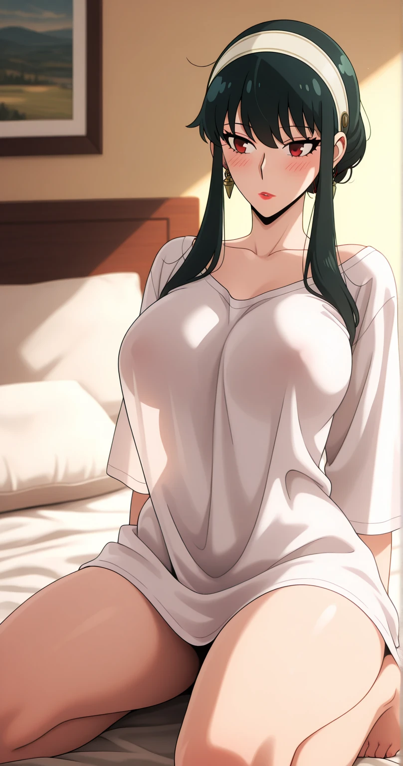 Japanese,Black Hair,the 50s,mature sexy woman wearing a white dress sitting on a chair, Short dress,Tight dress,Under the skirt,White panties,Dim lighting, sexy, hot,Blushed,blush, Lusty mature woman,Small breasts,Erect nipples,(Orgasm between the breasts),cum dripping from mouth,Please open your legs a little,(Sheer),BDSM,tied breasts by the rope,Hands tied to a chair,(Leg spread),
