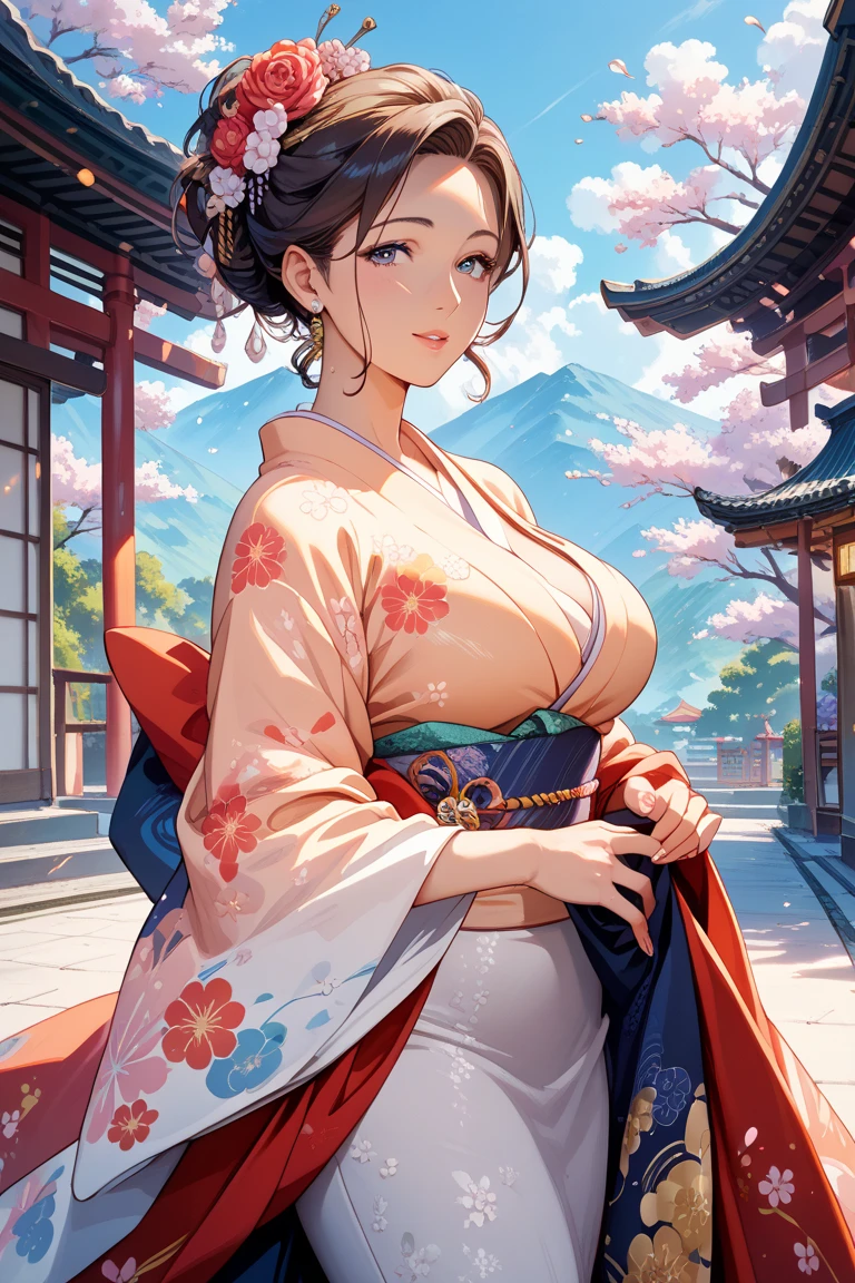 (open close:1.4), (realistic:1.4), photographyมืออาชีพ, award-winning images, photography, middle photo, raw, Bokeh, natural light, realistic shadows, fine texture, Photon mapping, Film texture, hiqcgbody, looking at the audience, (Japanese mix), (full body), Purple Thai dress, Style number with leather strap., Red Thai cloth long skirt, (Barefoot), Ayutthaya, Ancient Thai ruins, outdoor, sunny day, (hair_good), fist, small waist, (big girl,mature woman),(big :1.1),rift, visible , (((big breasts,Show your , open chest,)),((bare :1.37)), I see bulging nipples,(large :1.4), Rift of Venus, (abdomen:0.8), bracelet, Gold Necklace, decorate, crown, (White and bright skin 1.4), Navel expulsion,(((5 Girls,Young woman,pair))),(((Village health officer))), big breasts,Show your breasts,The cracks are clear...,((big tits))，(pubic bone), rift, visible , ((:1.37)), I see bulging nipples.,(((large :1.4,pink,The  are clearly visible.....))),