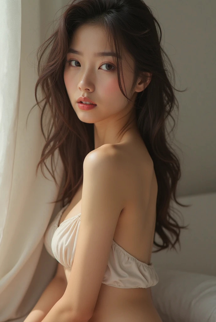 Browsing Caution,naked,(Lift your shirt, I lifted it myself:1.2), uetoaya,Front view,(美しいHigh resolution32k, Absurd art), Heavy chest, charm, Written boundary depth, (Perfect Anatomy:1.2), Accurate手足, Accentuate your cleavage, First Person View, (masterpiece:1.3), High resolution, Very detailed, Very detailedな CG Unity 8k 壁紙, Realistic, photo-Realistic, RAW Photos, Beautifully detailed face, Pale skin, Realistic glistening skin, Detailed cloth texture, Detailed hair texture, Perfect body, Beautiful Face, Accurate, Anatomically correct, Highly detailed face そして skin texture, Natural neck length, (Beautiful Hそしてs), (Fair skin:1.2), (Highest quality:1.4), 32K resolution, (Realistic:1.5), (Ultra-Realistic:1.5), High resolution32k UHD, (masterpiece:1.2)), (Improvement of quality:1.4), finely,(とてもBeautiful Faceのディテール), (Highest quality Realistic skin texture:1.4),Very detailed, Symmetrical eyes, (Big Breasts:1.4), (Wide Hips), Light shines in, Light and shadow are clear, Professional Cinema Lighting
