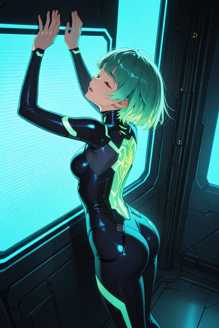 ((Female humanoid)), alien girl, masterpiece, best quality, highres, best illumination, depth of field, complex background, detailed background