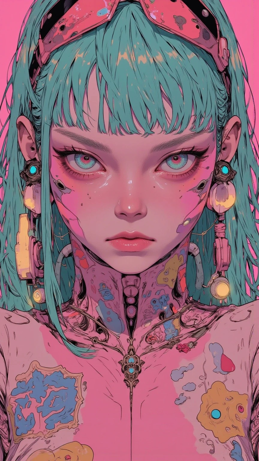 Biopunk psychedelic sex, erotic surrealism, nsfw, nude, lsd trip, trippy sex, acid trip, colorful