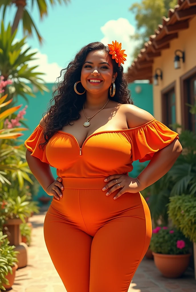 Fat woman with huge tits and huge ass
