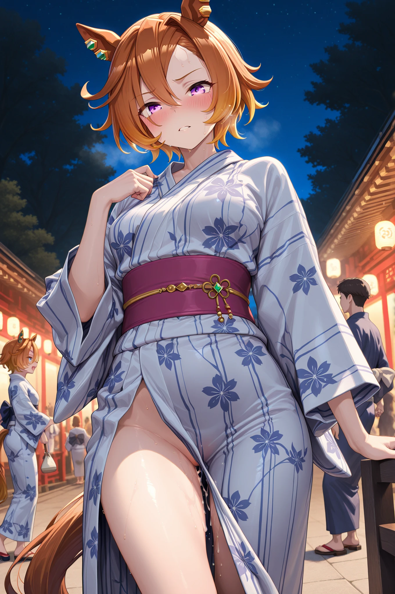 Acme Face、Random pose、Undressing、nsfw、yukata、yukata、short hair、pale chestnut hair、Pale brown eyes、Summer festival、night、、Pale purple eyes、show off breasts、nose blush、1 boy、bitch、POV shooter、blush、Embarrassed look、saliva、1 boy、POV shooter、Chest grab、Small breasts、手でhide、skill、、hide、、blush、、Embarrassed look、、blush、、Perfect hands、Fine hand、、Good hands、Summer festival、night、short hair、pale chestnut hair、Pale brown eyes
