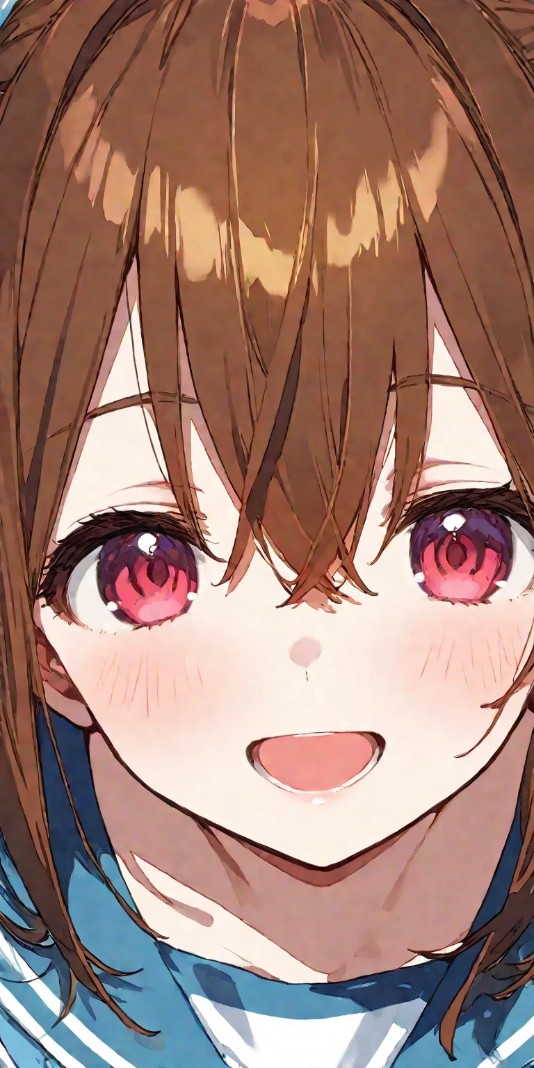 ((masutepiece)), ((Best Quality)), (Ultra-detailed), Anime style, on the bed, Cute little girl s, 1girl in, Solo, ((Beautiful eyes))0, Smile