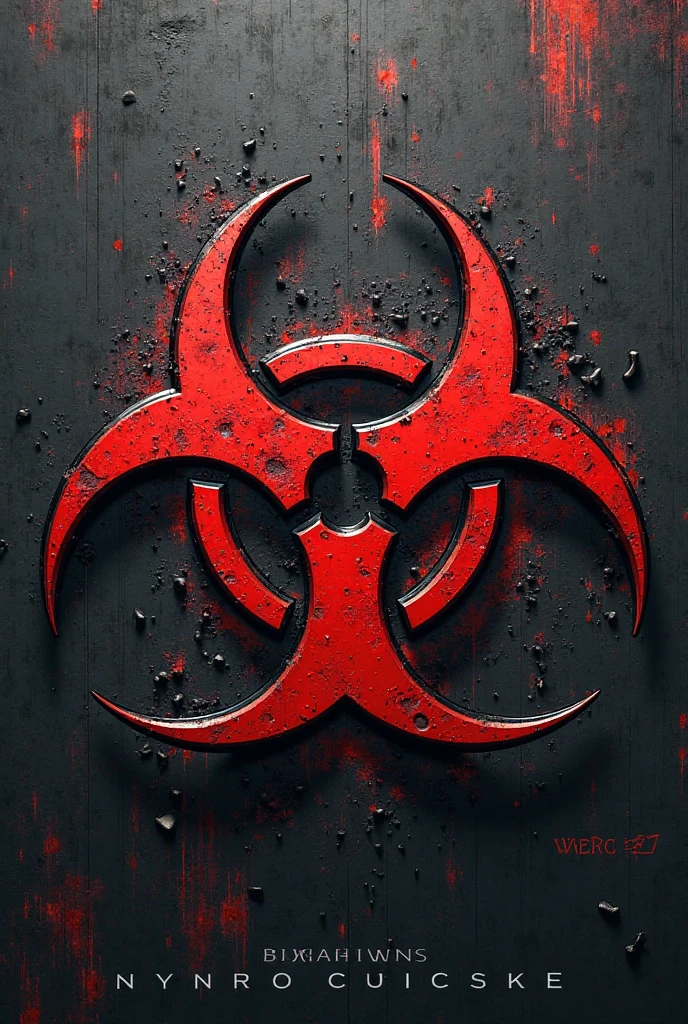 Create a logo for a clothing brand called BIOHazard Clothing in a streetwear style 
