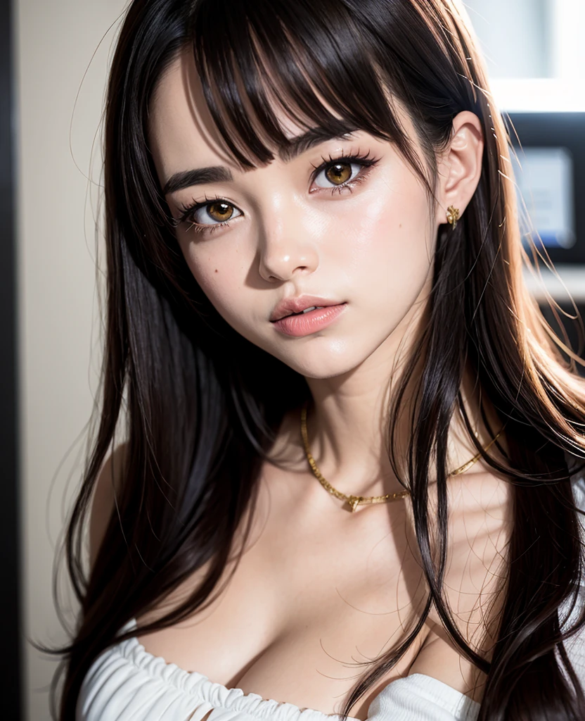 red eyes, set, (Age 12:1.3), (Your sensuality's face:2.3), Third rule, Style - Psycho, เด็กหญิงsetขาว, Ultra high resolution, alone, __body parts__ Delicate and realistic skin, big, official art, All-in-one 16K wallpapers, Special details, beauty and aesthetics, beauty, Masterpiece, best quality, In cyberpunk city, Great atmosphere, Calm color palette, Calm mood, soft shadow, shiny hair, Shiny skin, Glow cut, chibi, coordination of finger proportions