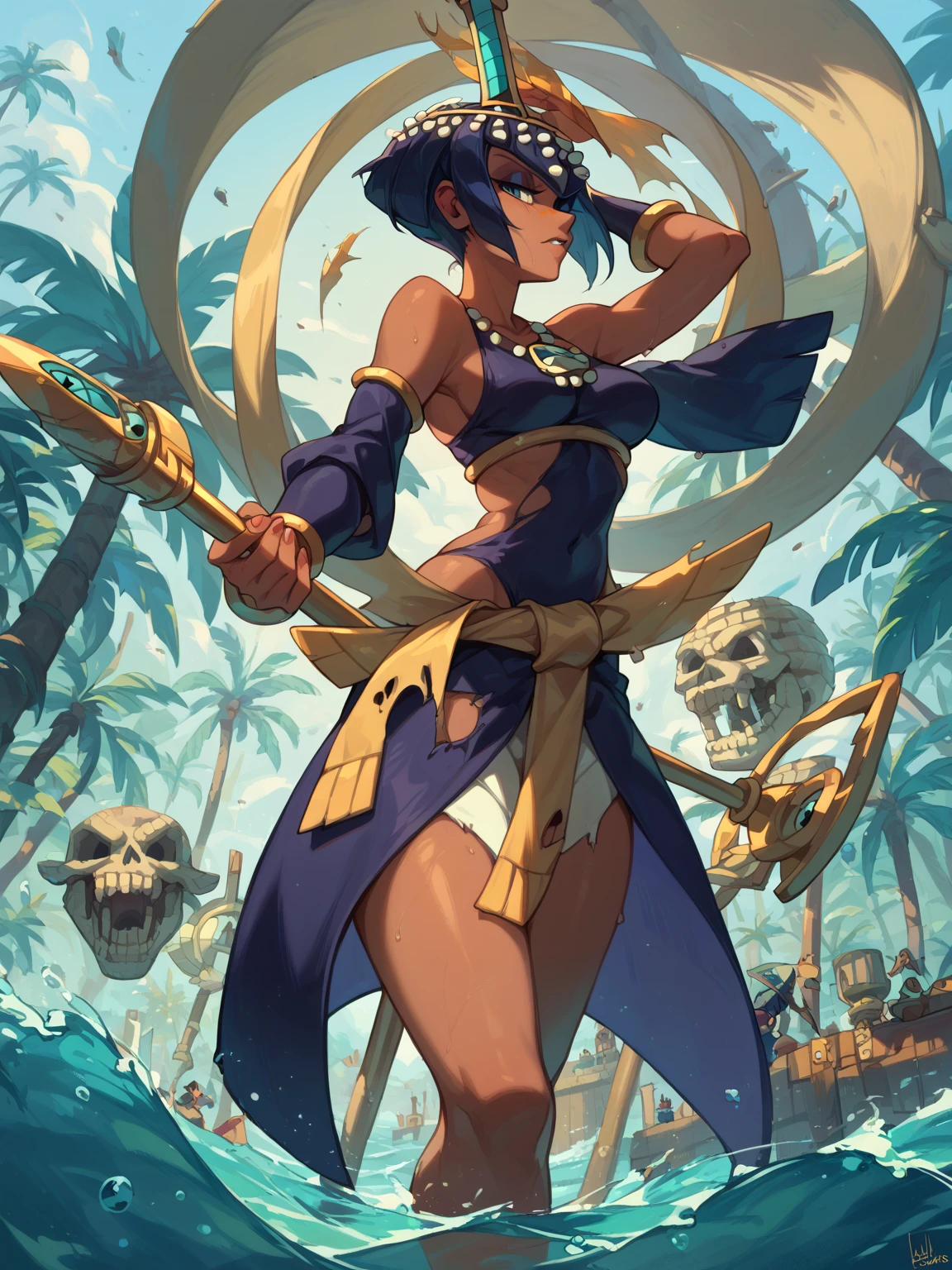 concept of a Brazilian folklore character
