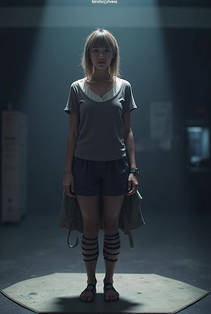 JuliaManOfMedan, dark, solo, sitting, shirt, 1girl, t-shirt, holding, knees up, short sleeves, blue theme, blonde hair
,masterpiece, best quality, 
<lora:epi_noiseoffset2:1>,  <lora:JuliaManOfMedan:0.7>