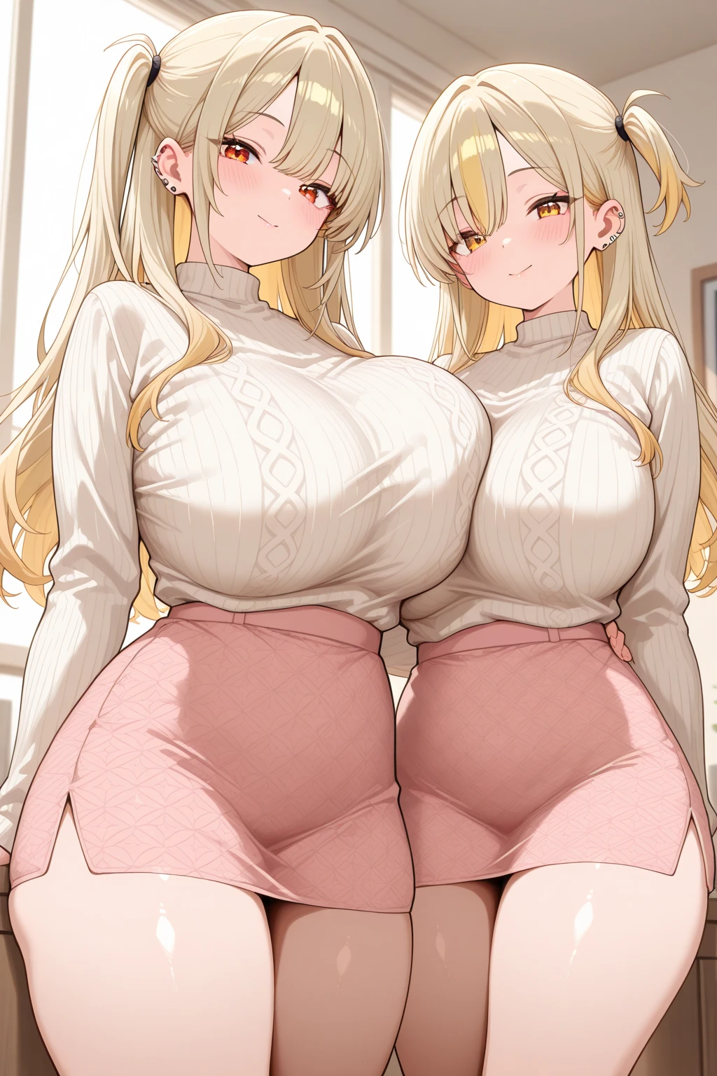 {{1girl}},{{full body}},{{sitting}},wariza,looking down,from below,{upskirt},dynamic angle, dynamic cut,naughty smile,macrophilia,{white wings},{angel},{{very muscular}},{{hyper muscle}},{very curvy},{very big woman},{very gigantic woman},{very strong woman},{very tall woman},{very long legs},{very gigantic breasts},{very big breasts},{two side up},{very grown-up body},{adult woman},blonde hair,barefoot,cute dress shirt frills ribbon split corset skirt,best quality,masterpiece,white background,
