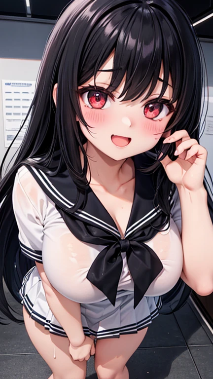 glaring、(Big Breasts)、curvy、(((((1 girl)))))、High-pressure poses、In a dark room、(older sister)、((owncast eyes))