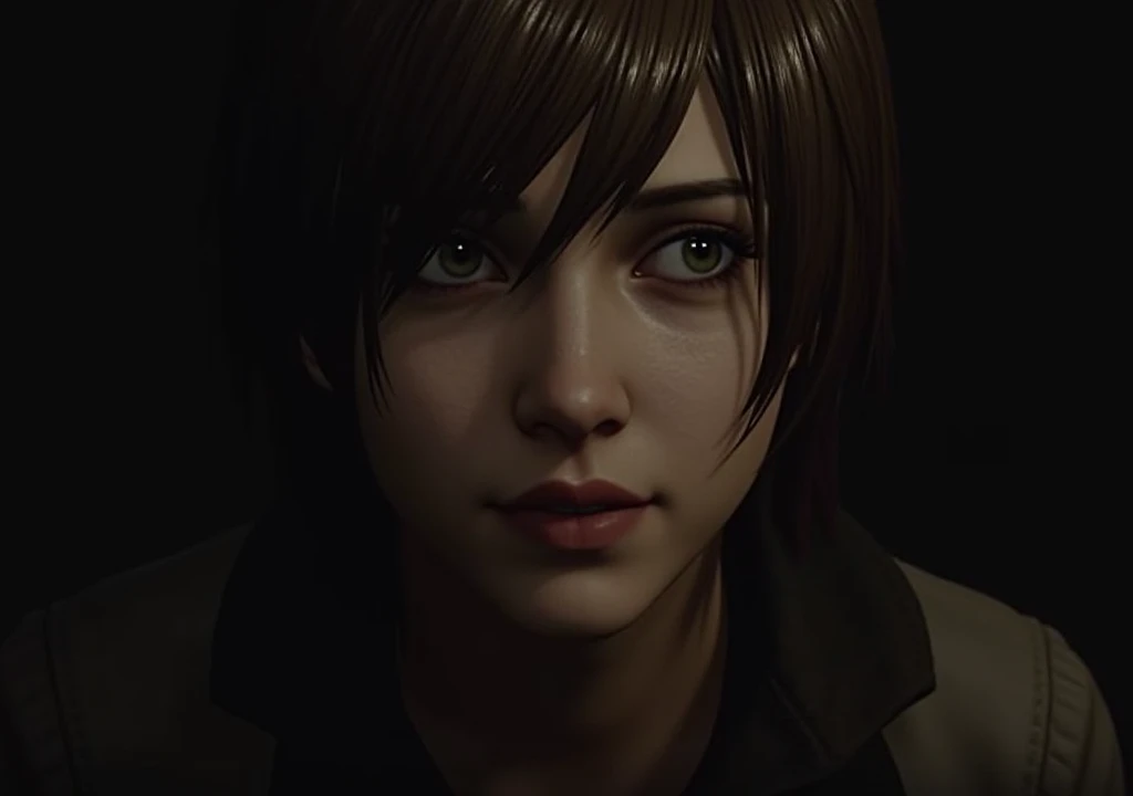 mikasa ackerman, high resolution, masterpiece, best quality, detailed, perfect lighting, beautiful highly detailed face, masterpiece detailed, paece sign, cinematic lighting, adult, highly detailed skin, perfect skin, intricate details, female, looking at viewer, shingeki no kyojin, 1girl, bangs, belt, belt buckle, black eyes, black hair, brown belt, brown jacket, buckle, dress shirt, hair between eyes, jacket, long sleeves, medium hair, open clothes, open jacket, paradis military uniform, red scarf, scarf, shirt, (cleavage:1.3)