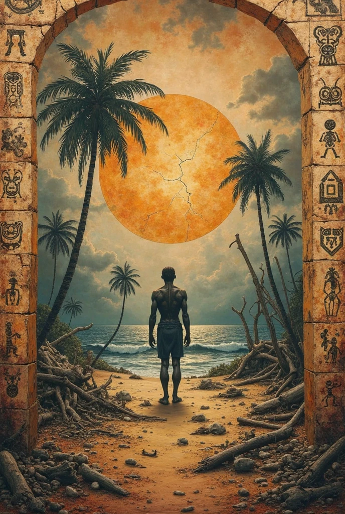 Guarani mythology, the world was created by Tupã, a god who created the sky, as estrelas, the waters and human beings.
Creation Of Heaven and Earth
Tupã created the sky and the stars, Where did he live.
Tupã created the waters below the sky.
Tupã It swirled and touched the waters, making the sun rise.
The heat of the sun cracked Tupã's skin.
When the sun disappeared, the skin of Tupã fell and formed the land.
Creation of humans
Tupã molded the first man with clay.
He blew his nose and gave him life.
breathed into the man's mouth so that he could speak.
He blew on his left ear to give him intelligence and on the right to give him wisdom.
It drew sacred lightning and thunder on the man's head.
It put water on man's emotions and desires.
It gave man the power to choose between creating and destroying.