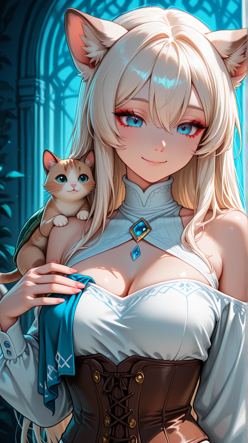 A cute furry alien girl, 20 years old, with huge crystal blue eyes, an hourglass figure and some chipmunk features, body fur on arms and legs, approaching a recently landed star ship in a forest, (photorealistic, 8k, highres, best quality:1.2), (extremely detailed eyes and face, beautiful detailed lips, long eyelashes:1.2), (busty, huge tits), nude, concept art, cinematic lighting, vibrant colors, dramatic scene
