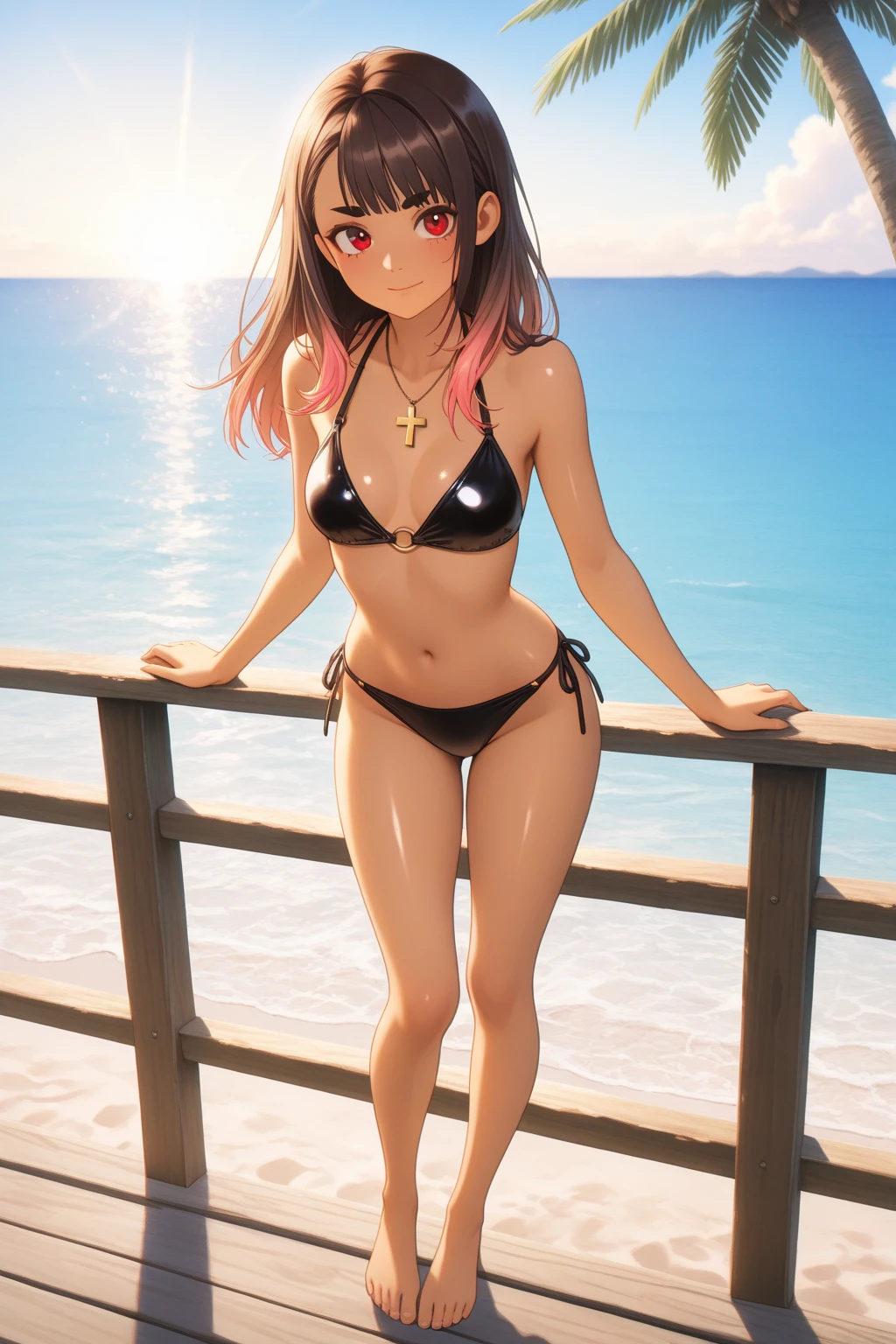 1girl, bikini, beach
<lora:LCM_LoRA_Weights_SD15:1>
 <lora:L_Cute-Mature:0>