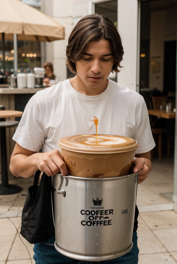 coffee cup surfing on blockchain
