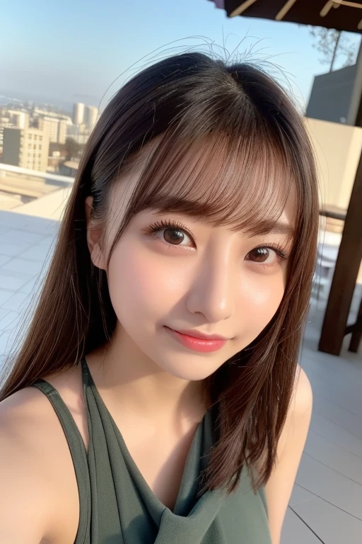 Ayaka, the Solemn Knight with a Ponytail, wearing Glasses and White Hair, is standing in the middle of a Field Background, adding a touch of Knight Armor(0.7) to her charm. She has a Medium Breast and an inviting Smile with her Hair Accessories