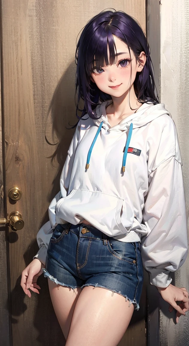 Browsing Caution,((Perfect Anatomy:1.5,Realistic,:1.3,Raw photo:1.3,masterpiece、highest quality、Ultra - High resolution、High resolution、Extremely detailed CG、8k)),Cowboy Shot,1 female,alone,20 year old beauty,(Beautiful and exquisite face and eyes,Big and beautiful eyes),Bright green eyes,(Brown Hair,ponytail,Long Hair,bangs),(blush、Embarrassing:1.5),slightly open your lips,(Medium chest,Slender body,Small Head、skinny, Glowing Skin,Oily skin,Shiny skin),walk,((White hooded sweatshirt,Oversized hood)), (Tucked-up sweatshirt:1.5),((White knee-high socks:1.5),(Low-rise white see-through panties、Love Juice、cum in pussy:1.2)),on the road,Shibuya Station、Tokyo、(whole body:1.3)