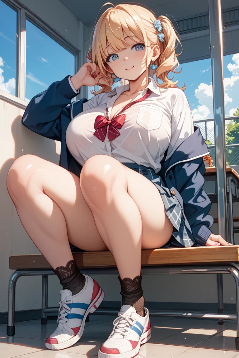 (((Sleeping with legs spread))、(((Accentuate your breasts、Shiny underwear)))、Highest quality, 8k, masterpiece :1.3)), whole body, Sharp focus :One Girl,Glowing Skin,SSexy pose,Highest quality,Tabletop,shape,Very delicate and beautiful,Hmph,8k壁紙,wonderful,In detail,Official Art,Very detailedなティッカーUnity 8k壁紙,Incredibly ridiculous,Large file size,Very detailedな,High resolution,Very detailed,Beautiful detailed girl,Realistic,X-ray,The queue is full,(((Uniform Blazer、mini skirt)))、(((Big Breasts、blonde)))、(((train、trainの椅子に座る、On the way to school)))、Stand upright、Cleavage , ((Golden Hair))、Uniform Blazer、Sexy pose、Hairstyle: Short hair、both hands、