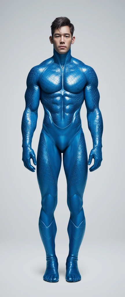 1960s,photo realistic,NSFW, shirtless, naked, wearing nothing, nude, gay, bara, naked except for hero helmet, hairy body, man in his 40s, muscular body with fat,