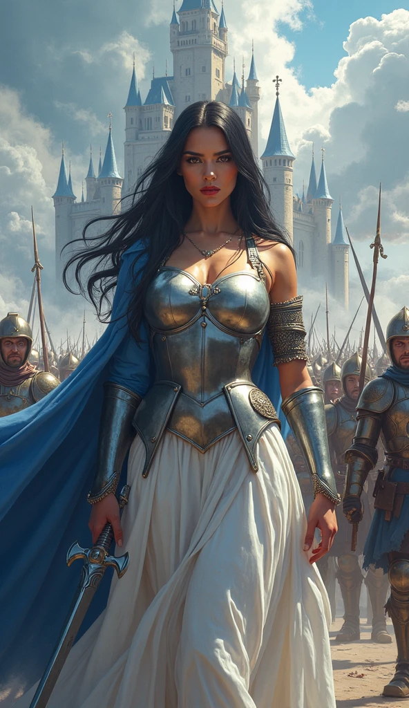 Create a highly detailed, cinematic illustrated poster in the style of ...
