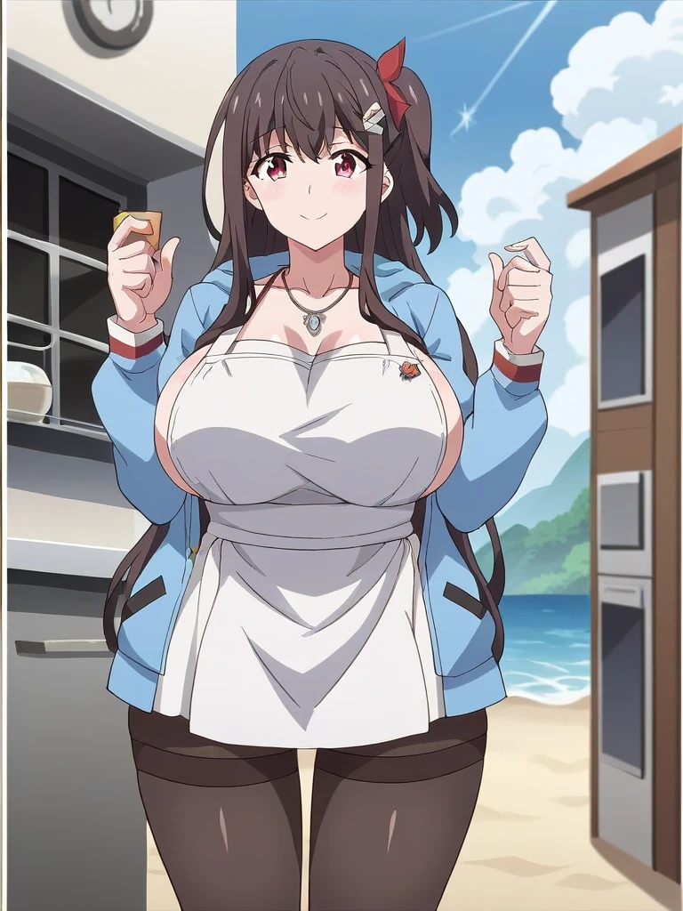 (((high quality, High resolution, ))),Japanese women,14-year-old face,Iris,Brown eyes,iris,Black Hair,bangs,Long hair down the back,,Straight hair,Soft lips,Lipid muscle,(Big Breasts),plump belly,Big Ass,tall stature,camisole,mini skirt,((Show your whole body)),(Front view 1.1),Leaning forward,