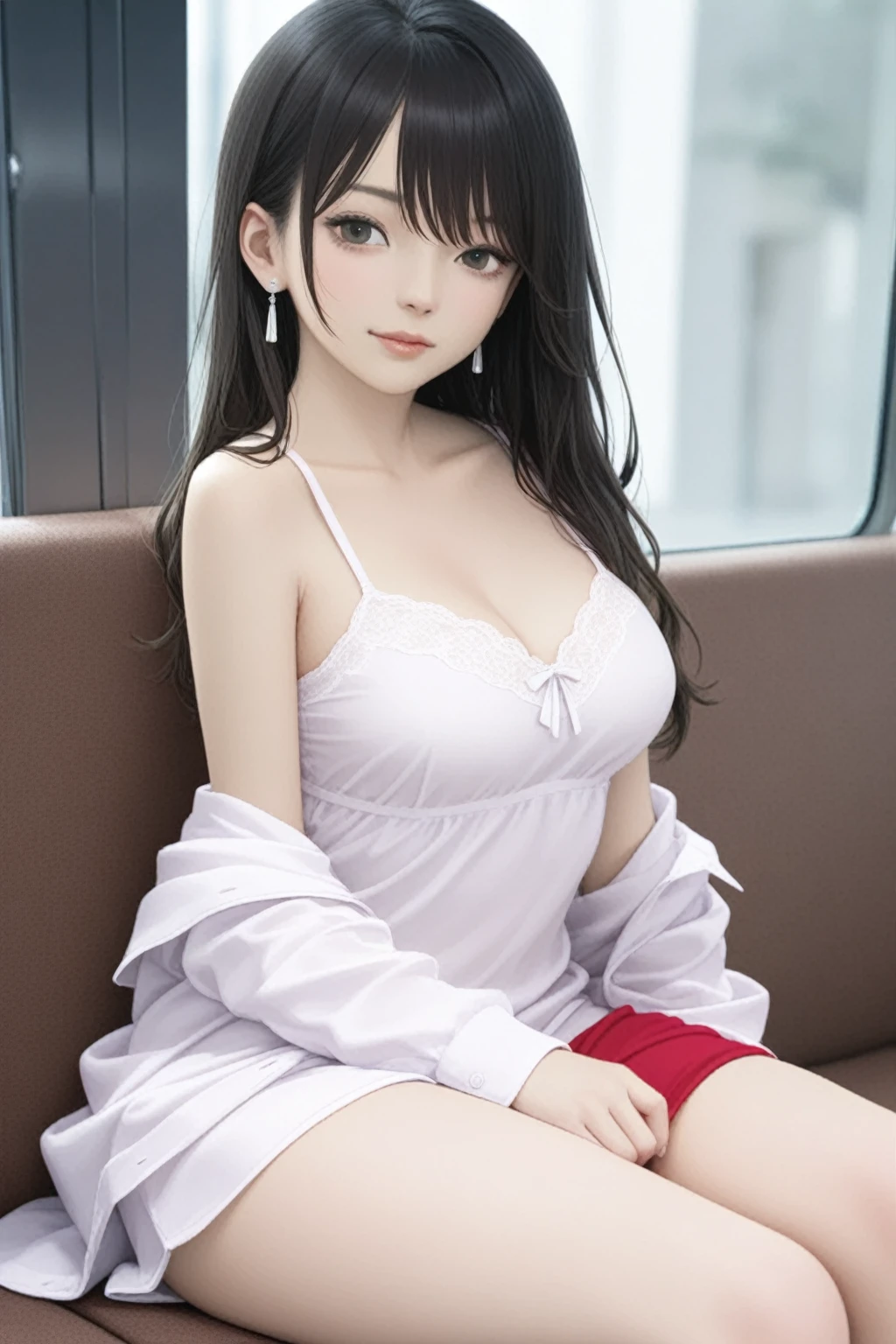 1girl, solo, best quality, high quality, highres, masterpiece,  photography, seductive smile, 
 <lora:lucia-000001:0.8>