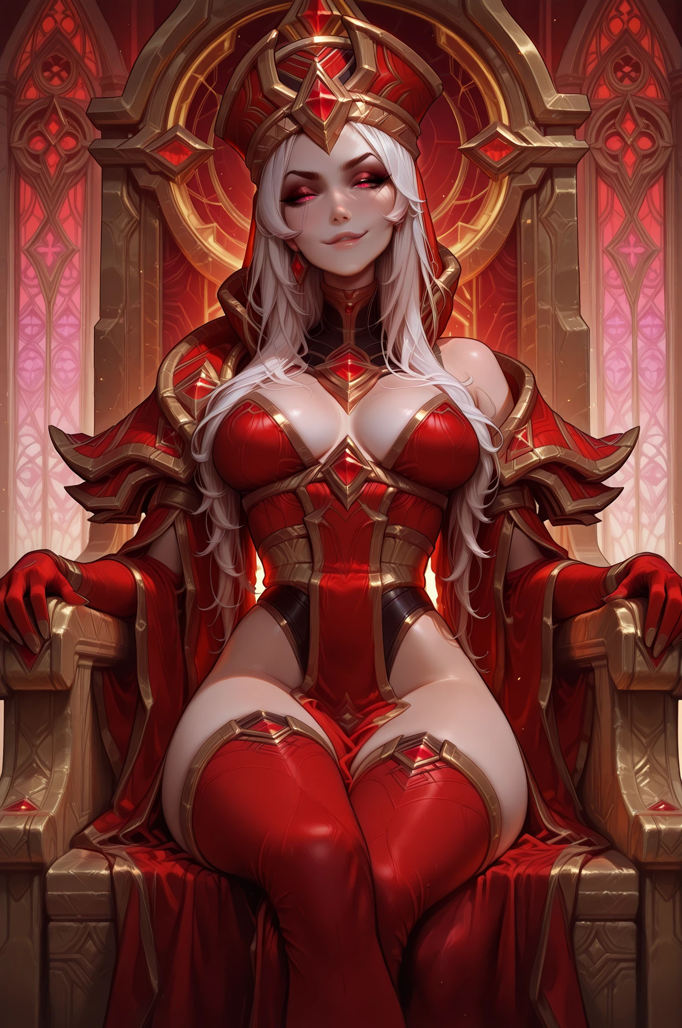 portrait of sally whitemane,sexy, high resolution,4K,skin details