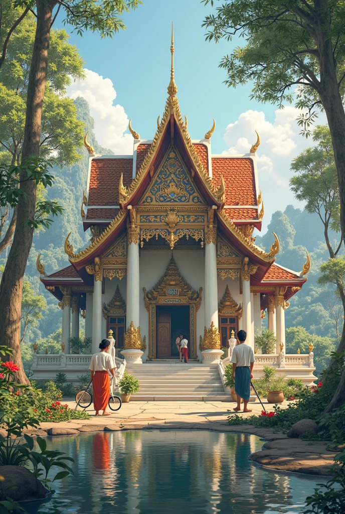 Khok Nong Na by Khok Nong Na Temple technicians pick up all over Thailand