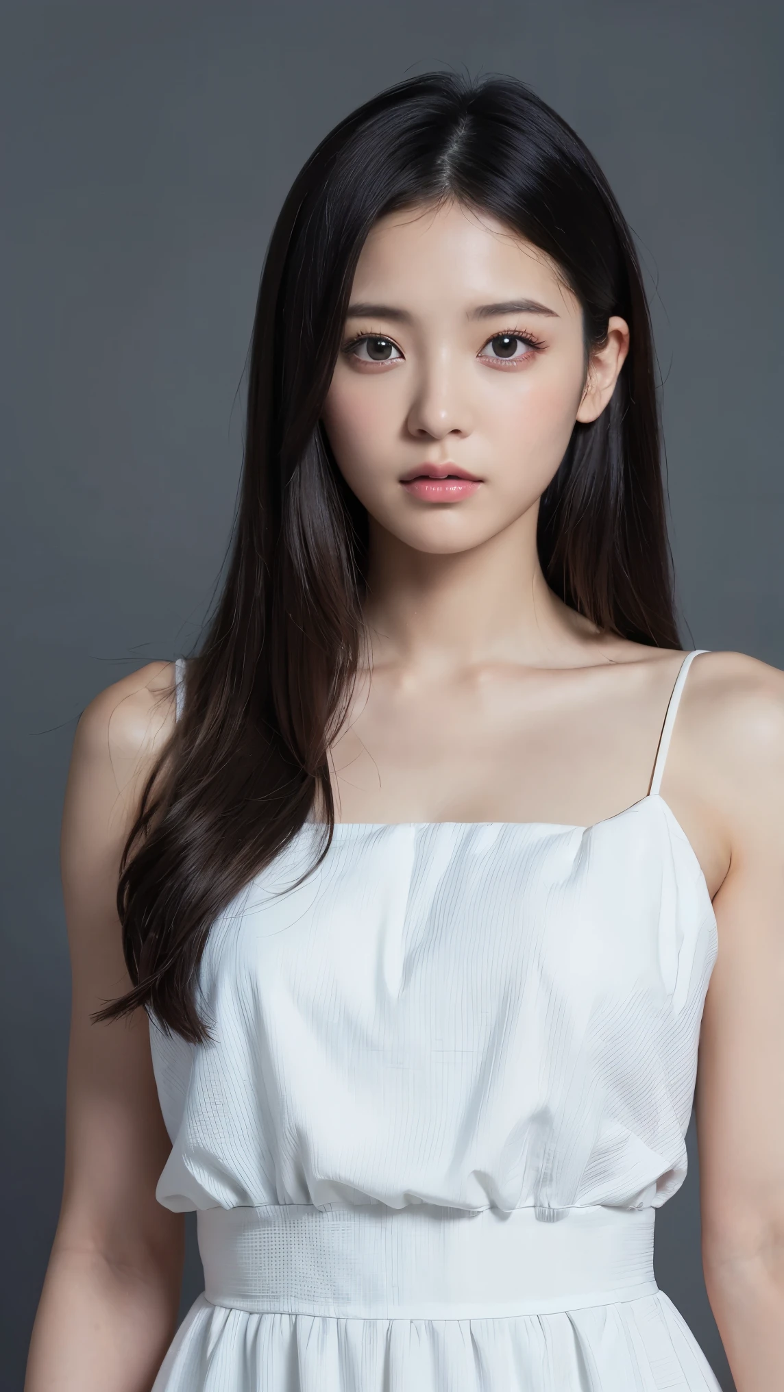See-through tops、Stylish spring clothes、Silky hair、(背景にWhite wall、Some of her hair is yellow:1.4)、White wall、Taken in front of a white door、(窓のあるWhite wallの部屋)、((highest quality、8k、masterpiece:1.3))、Ultra-high resolution、(photoGenuineistic:1.4)、RAW Photos、Japanese,(Detailed aspect)、Genuine、Photographed in natural light、Highly detailed face and skin texture、Highly detailed lips、The correct state of the human body、Medium Hair、Black Hair、Various poses、Natural color lip