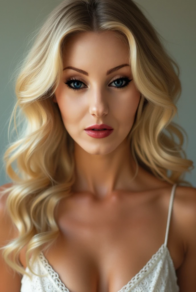 Masterpiece, absurdres,award winning photo, extremely detailed, amazing, fine detail, extremely detailed eyes and face, by lee jeffries nikon d850 film stock photograph 4 kodak portra 400 camera f1.6 lens rich colors hyper realistic lifelike texture dramatic lighting unrealengine trending on artstation cinestill 800 tungsten, beautiful rud_woman, a woman with long blond hair and blue eyes ,perfect rud_face, perfect rud_body
