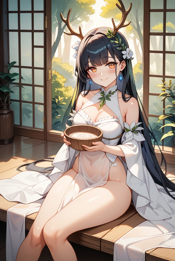 Ultimate masterpiece, (fidelity: 1.2), (sexy), (Asian girl)), infinite scenery, (fair: 1.2+fair: 1.1), medium breasts, two points slightly exposed, (translucent: 1.1), looming ,(Open thong: 1.5), lots of pubic hair, open crotch shot, open legs, (smooth: 1.1), (clear curve details: 1.1), (cute: 0.9), (shiny: 1.1), (Japanese goddess: 1.2), domestic style, the warmest yellow, the environment is blurred and elegant, the models are beautiful and sexy, high contrast is required, with some Japanese elements. --auto