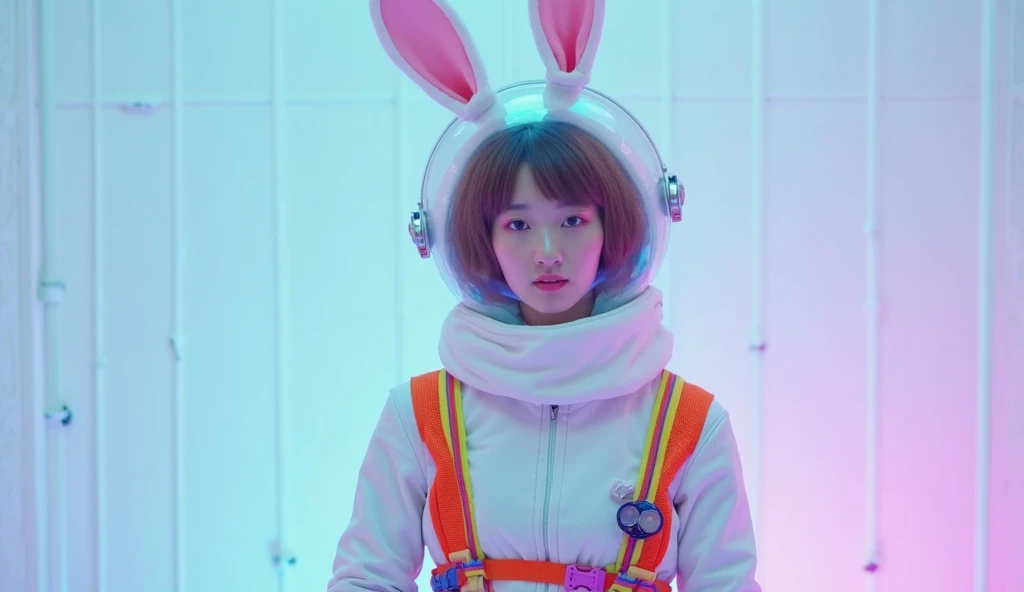 ulzzang-6500-v1.1, (raw photo:1.2), (photorealistic:1.4), beautiful detailed girl, very detailed eyes and face, beautiful detailed eyes, ridiculous, incredibly ridiculous, huge file size, super detailed, high resolution, very detailed, best quality, masterpiece, kemomimi, ((Japanese girls' high school uniform)), illustration, very detailed, CG, unified, 8k wallpaper, amazing, Fine details, masterpiece, best quality, very detailed CG uniform 8k wallpaper, light on face, cinematic lighting, 1girl, 16 years old, ((no )), ((dynamic pose))), (), (half), (pantyhose), (knee-bending leg sitting))