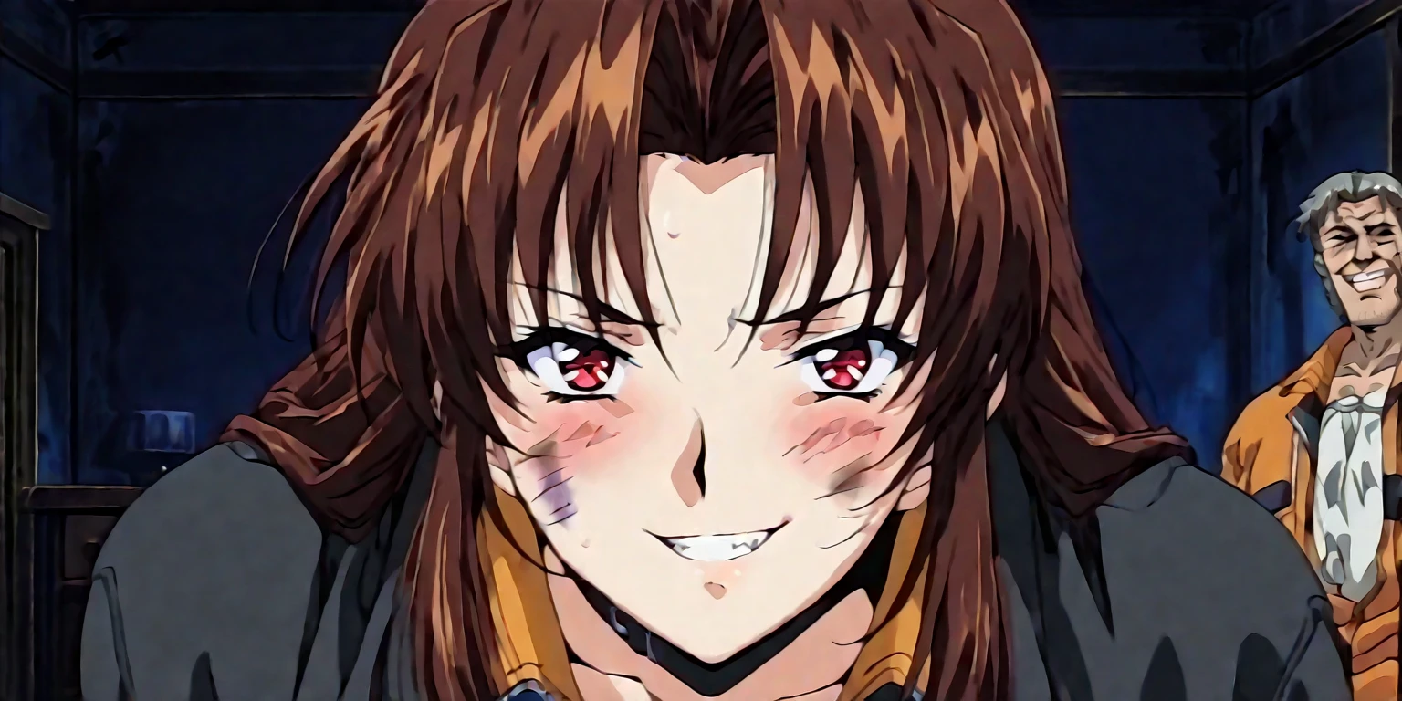 1girl, cc, Code Geass, masterpiece, best quality, aesthetic, early, mid, (brown hair), (medium breasts), close up shot, fangs, wolf ears, <lora:SDXL_LORA_CHARACTER_CC_V1:0.8>,