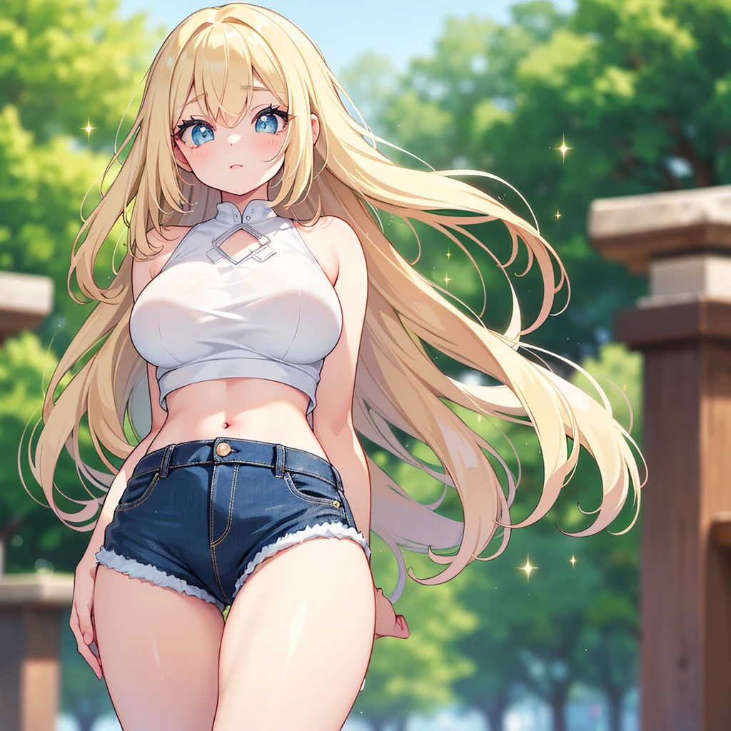 Realistic image, detailed image, 1 girl. She has cat ears. She has greenish blue eyes. She has long blonde hair, wears earrings. She wears a long boiled sweater, off shoulder V-neck. sexy thin thong. sneakers. She has big boobs, narrow waist, wide hips and thick thighs. smiling. Full body view. Back arched. walking sensually. Mountain background, beautiful mountain scenery. Volumetric light. Ambient light