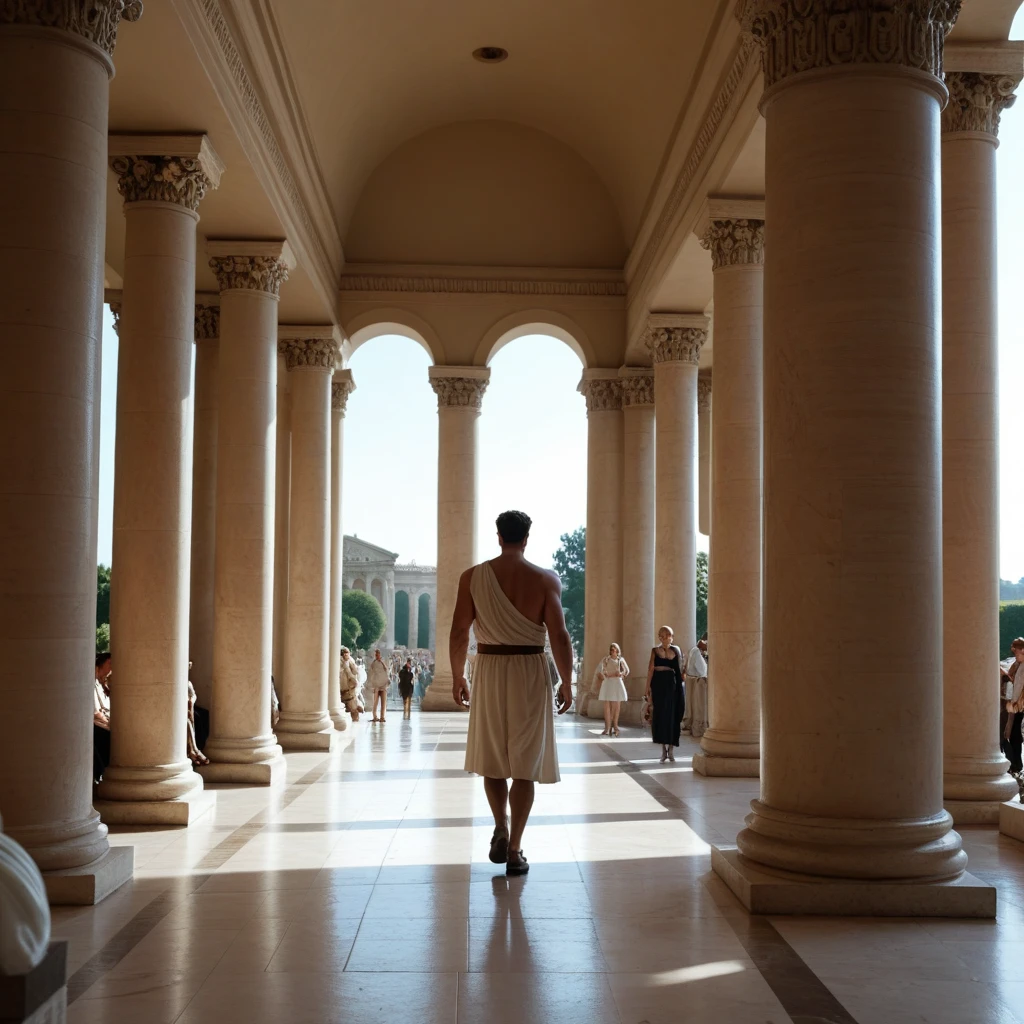 (Ancient Greek Art), architecture, Sicily, Temple of Concordia, panorama view, full body, award-winning, cinematic still, emotional, vignette, dynamic, vivid, (masterpiece, best quality, photorealistic, Professional, perfect composition, very aesthetic, absurdres, ultra-detailed, intricate details:1.3)