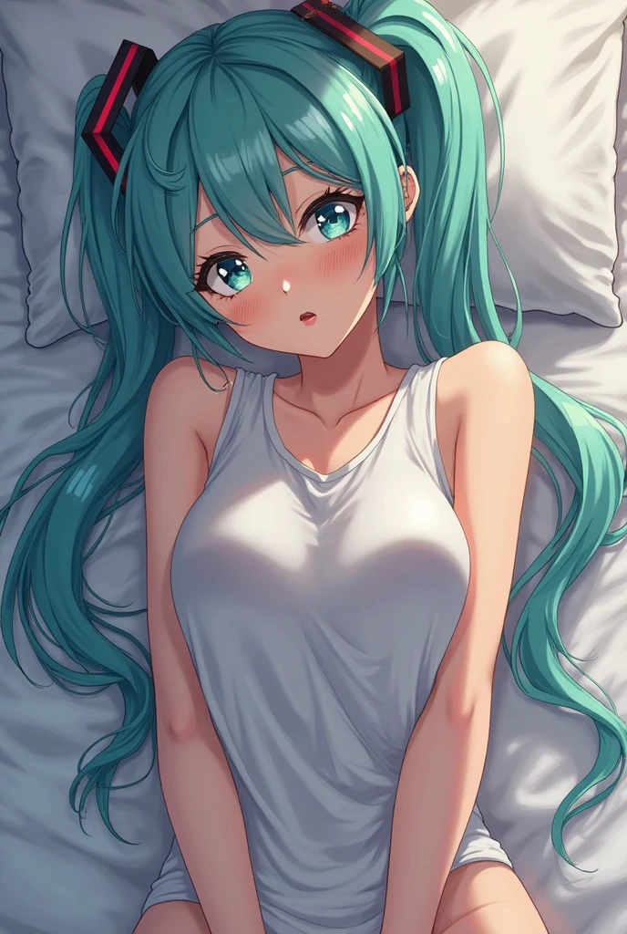 masterquality,nsfw,nudeHatsune Miku,1girl,,poor tits,,nursery uniform smock,nsfw