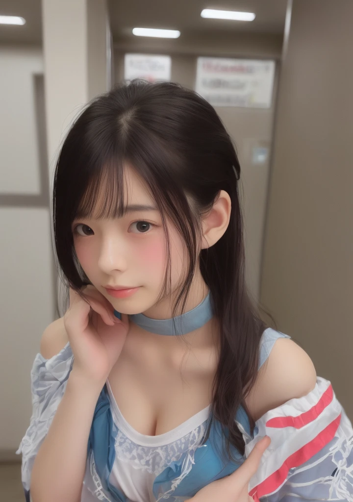 Photo quality,Masterpiece,Realistic,( cute Japanese girl:1.9),(Overall, young,Detailed young face,whole body:1.9),(Very embarrassed look:1.9),(Thin legs,whole body:1.9),((Wear cute clothes:1.9)),(Spread your legs to show your inner thighs),((Straight Hair:1.9)),((Inner thigh visible:1.9)),((Dkroopy eyes:1.9)),((Body type of a girl,Small Tits:1.9)),(サラサラなストレートヘアー:1.9),((Skinny Legs)),Very pale skin,Show your forehead,Detailed body,Detailed hands,No makeup