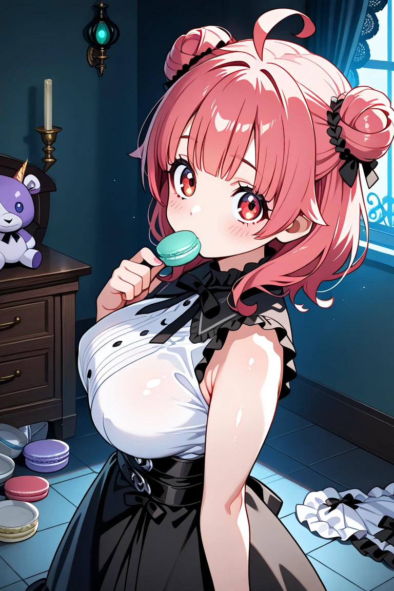 (1 person),(Best image quality, 8k, masterpiece:1.3), Anatomically correct, ((Pink Hair Bob Cut:1.1)),(Swept-apart bangs,), (Cute eyes, Dark Eyes), (Mole under right eye), (thin), (Large Breasts),(Glowing Skin:1.1),(Pale skin:1.2),(Fantasyな雰囲気),(look up),Ultra-high resolution, Textured skin, Sparkle Effect, Fantasy,Bright Eyes,high school student,
wedding,church,
white girdle,White lace panties,bride,White garter belt,Blue bouquet,Wedding dress,Off-the-shoulder dress,Silver Tiara,Veil,Silver Necklace,
Wet body,Cleavage,Sweat,
Eat white popsicles,Saliva stringing,Food is on the face,
On all fours,