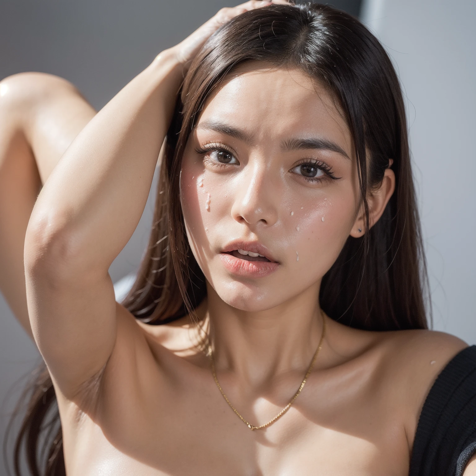 Semen dripping from the crotch、Plump、Japanese Idols、Colored Contact Lenses、Small face、tall、Thick、Baby Face、Soft-looking body、round face、Flabby Belly、Abdominal muscles、Voluptuous、Cute face、Sitting in the front row in a dirty room at night,2 Girls , Missionary position masturbation, Cat work ,look at someone with a Derogatory term, Very angry,nude ,,Flat Chest:1.6,Show me your pussy,nude,Age 44, whole body ,Bukkake,chinatsumura, Cold Eyes, Condescending attitude, Derogatory term ,A look of contempt,　