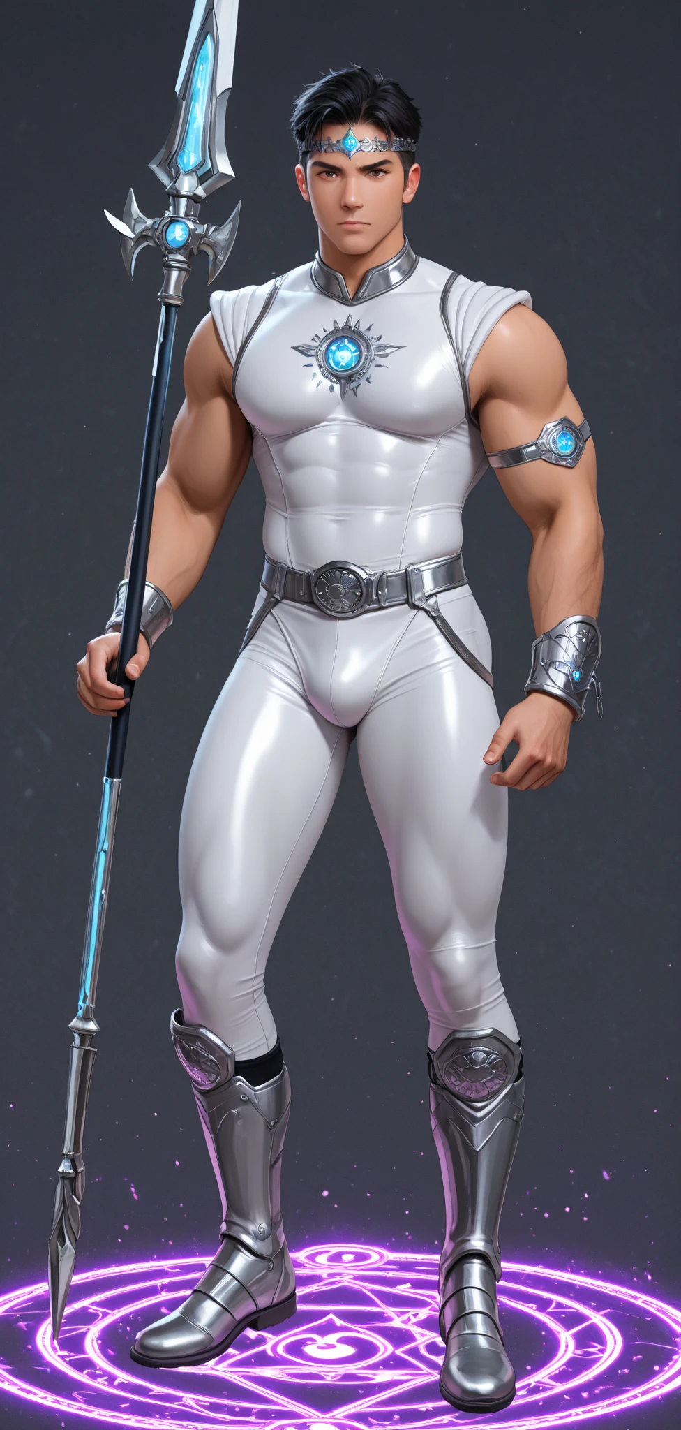 Full full Body photorealistic 4k, high resolution, catboy, cats ears,, ,best quality, masterpiece, perfect color, perfect shade, perfect lighting, Posted by e621, ((portrait)), ((handsome man)), perfect male figure, Short hair details,chest muscles,abdominal muscles,Nakedness nudeness torso,wearing a white underwear walking on the runway for fashion show ..Detailed face, perfect face, (stood up), Detailed background, ((Bonifasco Lighting)), (delicate eyes),((black armor)),((animal ears)),white hair smiling