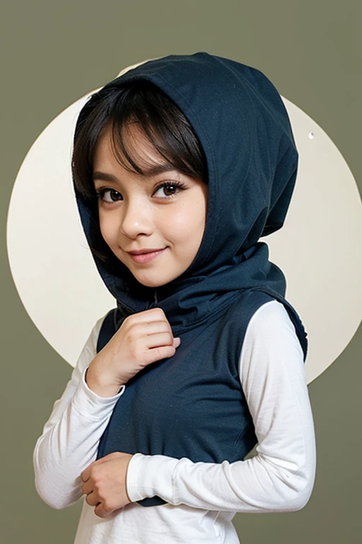 Negroid、Hijab、kindergarten