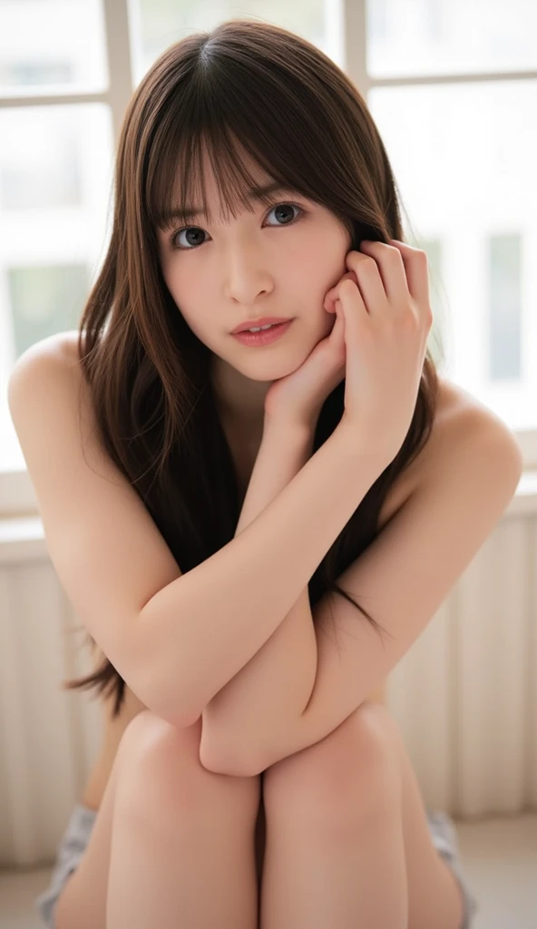 Masturbation, whole body, Ocean, Summer day, Cinematic Light, Beautiful woman, 1 girl, 14 years old, alone, Long Hair, Watching the audience, Bare shoulders, Brown eyes, whole body, Realistic, sexyな, Highest quality, sexy, Naughty笑顔, NSFW、Full nudity, Nipples, Butt, take off your clothes,Lewd、No pubic hair、cute,Beautiful breasts,whole body、Cowgirl、Watching the audience、Completely naked、Nipples、Expose、Shaved、Masturbation、Masturbate、Naughty、Sex、virile、一人Sex、Public indecency, (Improve the beauty of skin texture:1.1)、Expose、Shaved、Masturbation、Lewd、Drooling、Moisturized skin, Glowing Skin、NSFW、Beautiful breastasturbation、whole body