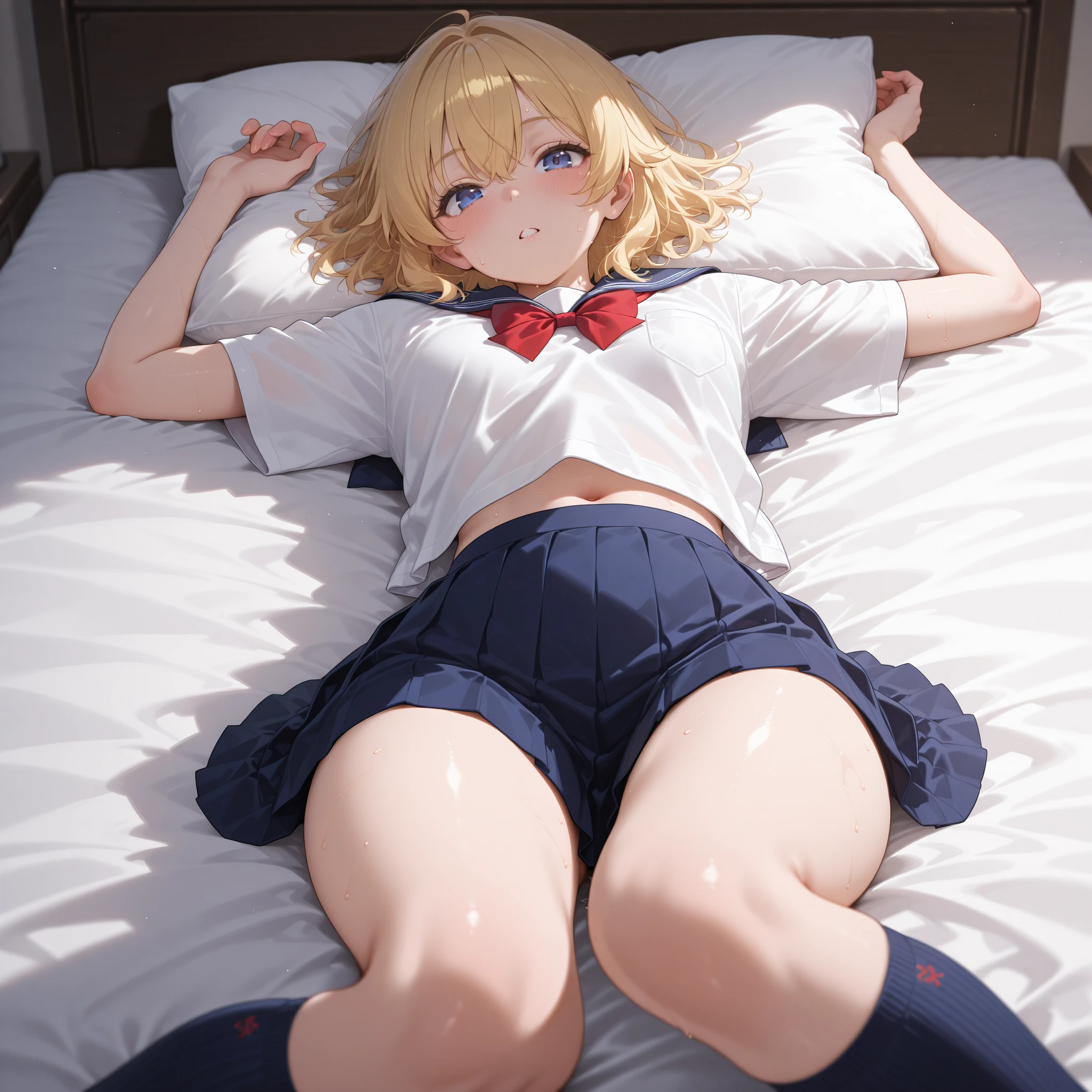 1girl,8k,lie down on the bed ,