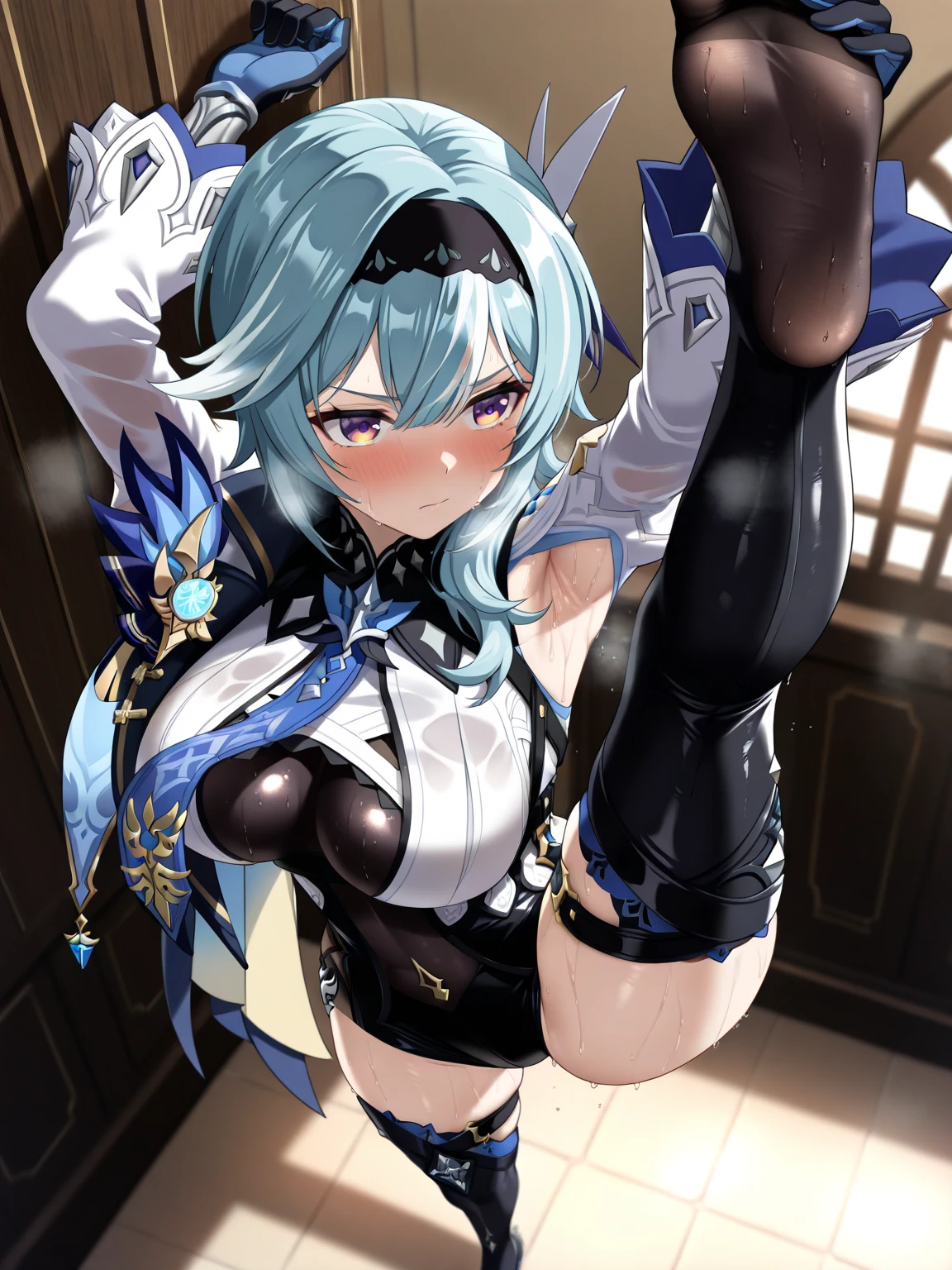 (full body),Explain the whole,Browsing Caution,最high quality,High resolution, Very detailed,Game CG,Dutch Angle,緻密でBeautiful Eyes,最high quality,Lie on your back in bed,Thigh-high boots,leotardチラ見せ,Gloves,elegant, 1 girl, leotard,Bodysuits,xingqiongtiedao,tiedao,xingqiong,solo,cute, blushした, Looking at the audience, From below, blue eyes, Beautiful Eyes,Put one hand on your hip,upright, Beautiful background, Particles of light, Light of the sun, Dramatic lighting, outside, Shiny, Realistic, 最high quality, Very detailed, Get used to it, scenery, beautifullyて細かい目, Thinning hair,Full Body Shot,((Very detailedな背景)), (((Cowboy Shot,Dynamic Angle))),1 girl,,(Shiny肌:1.3),(beautifully濃厚な肌),(Thinning hair), masterpiece, high quality, High resolution, Confused,(beautifully、beautiful:1.2), Beautiful Hands, (4K), 8k, Perfect balance,(Very detailedな CG Unity 8k 壁紙), Perfect hands, Embarrassing, blush, Light_vestige,Intricate details,Written boundary depth, extremely delicate and 美しい,Professional photography, Bokeh, High resolution, Sharp details, 最high quality, Thick thighs,Beautiful Eyes, Beautiful background, 屋outside,