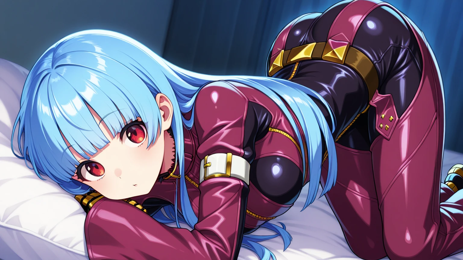 looking grim bison, red outfit and military, cap, cape, purple magic, beautiful eyes, high detail skin, high detail eyes, high detail hair, highres, ultra detailed, ,sharpen picture, Highly detailed, masterpiece, best quality, upper cut,