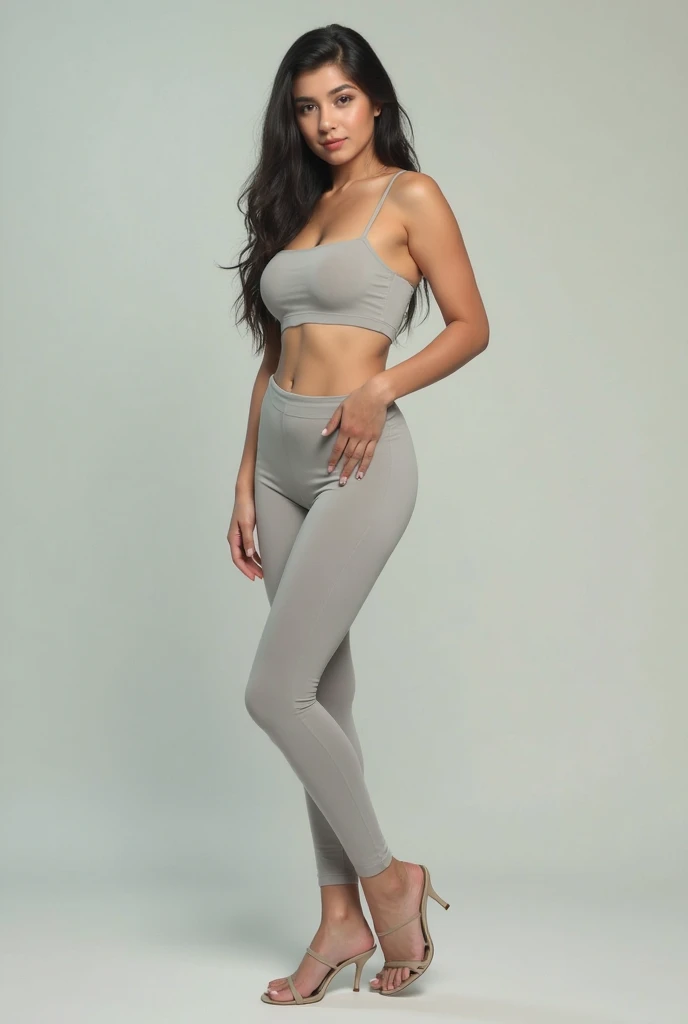 Latina camel toe in leggings